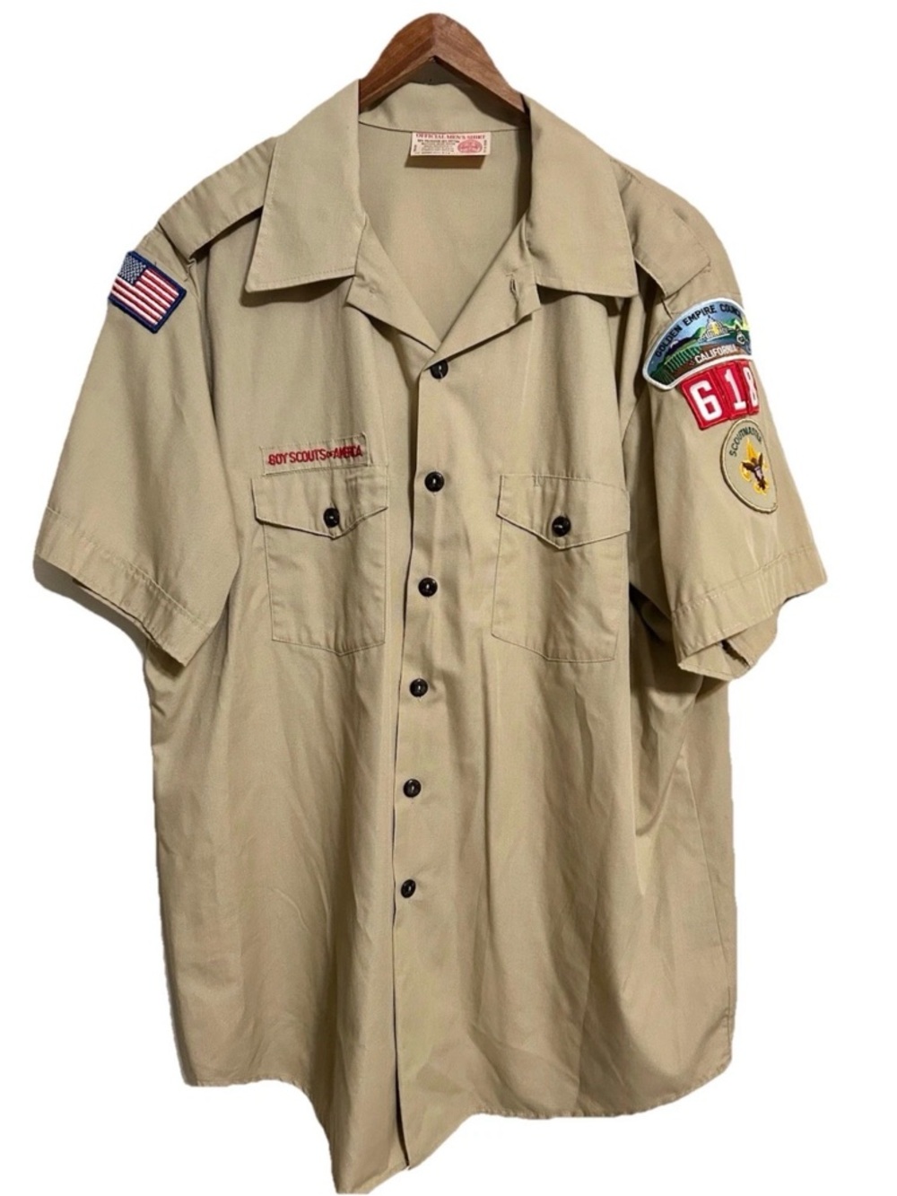 Vintage Boy Scouts BSOA Scoutmaster Shirt Patches